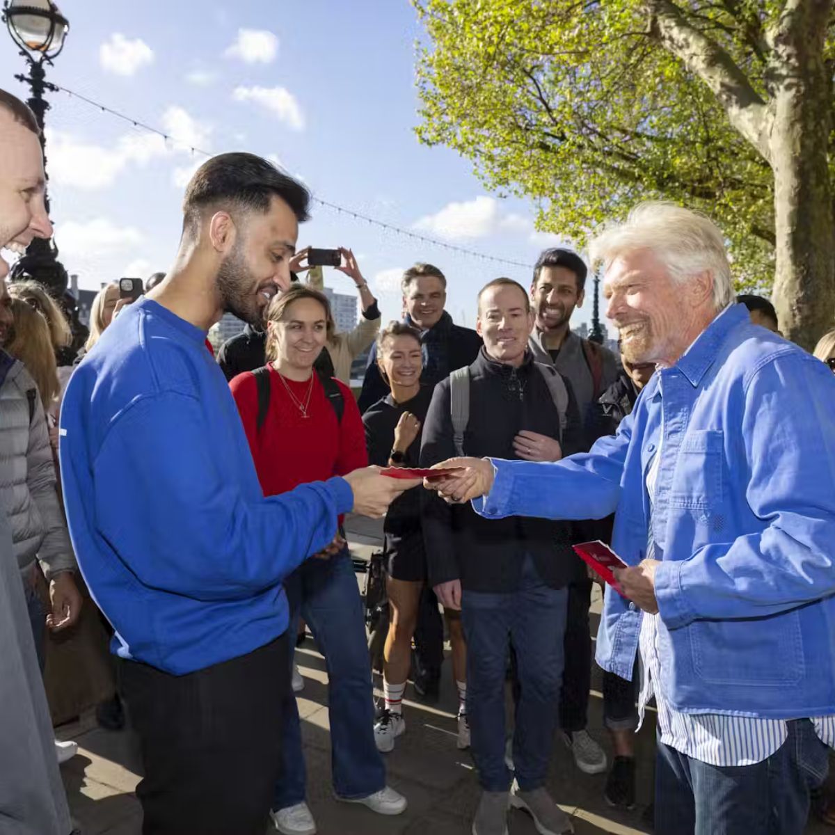 Sir Richard Branson Surprises London with a Mega Cruise Giveaway