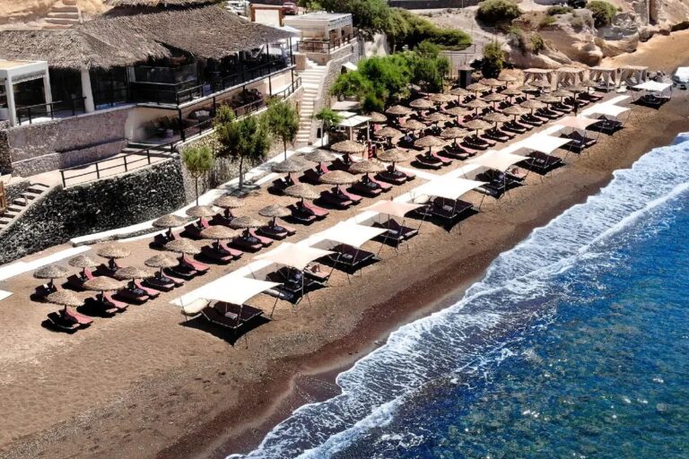 Royal Caribbean Is Opening a Beach Club in Santorini — Here’s What to Expect