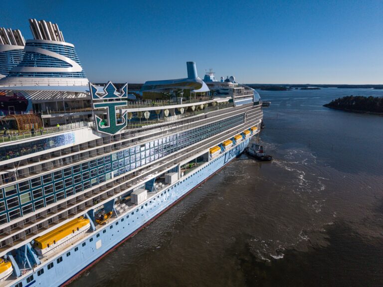 Royal Caribbean’s New Mega-Ship Legend of the Seas Begins Sea Trials in Finland