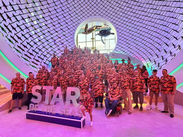 Over 100 Men Were Pranked Into Matching Outfits on Royal Caribbean’s Star of the Seas